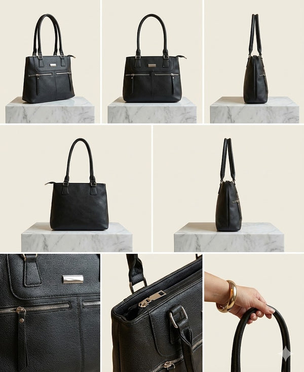 Professional Multi-Zip Business Tote